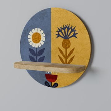 shumee Okrogla polica SCANDIC FLORET