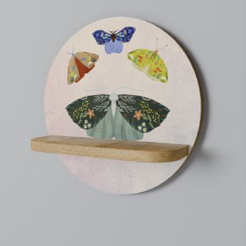 shumee Okrogla polica MOTH INTO THE LIGHT