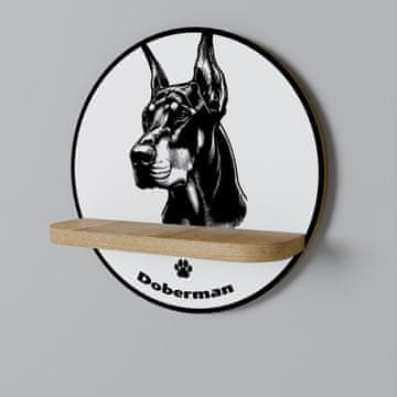 shumee DOBERMAN Okrogla polica