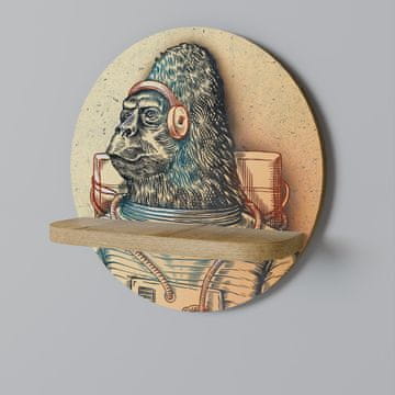 shumee Okrogla polica GORILLA GROOVE