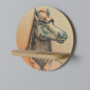 shumee Okrogla polica EQUINE SWAGGER