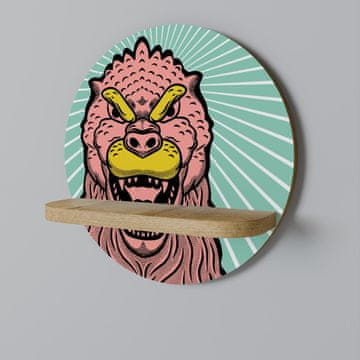 shumee Okrogla polica GODZILLA WELCOME