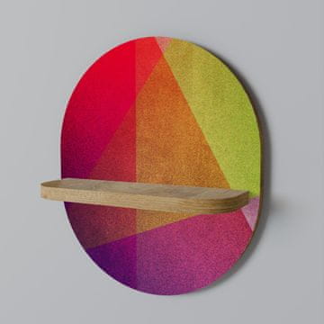 shumee ŽIVAHNA GEOMETRIJA Ovalna polica