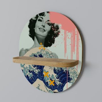 shumee KANAGAWA BEAUTY Ovalna polica