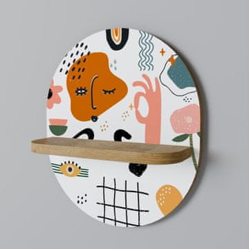 shumee MATISSE WHIMSY Ovalna polica