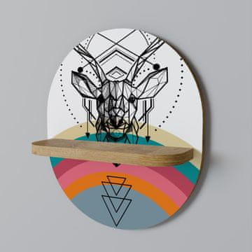 shumee Ovalna polica DEER OF COLOR