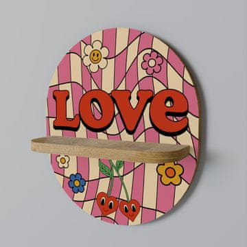 shumee Ovalna polica ROCKING LOVE