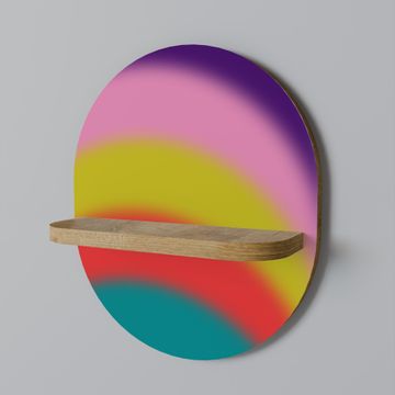 shumee Ovalna polica RAINBOW TIME