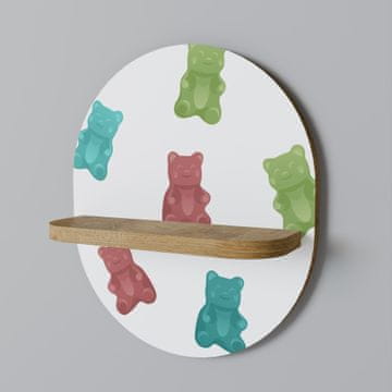 shumee Ovalna polica GUMI BEARS