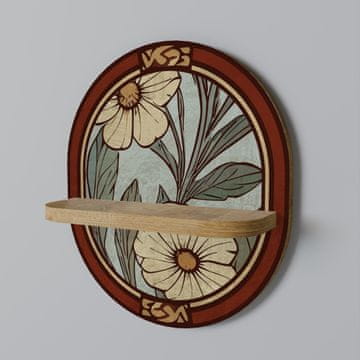 shumee Ovalna polica HERITAGE BLOSSOM