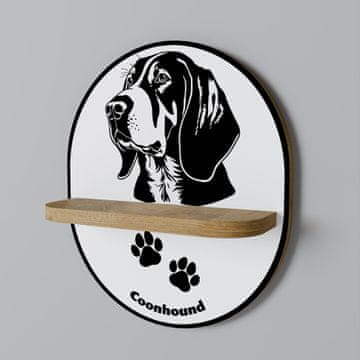 shumee Ovalna polica za psa COONHOUND