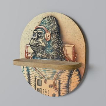 shumee Ovalna polica GORILLA GROOVE
