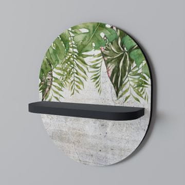 shumee URBAN TROPICS Ovalna polica črna