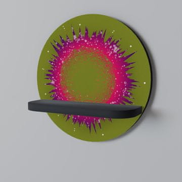 shumee EXPLOSION ESSENCE Okrogla polica črna
