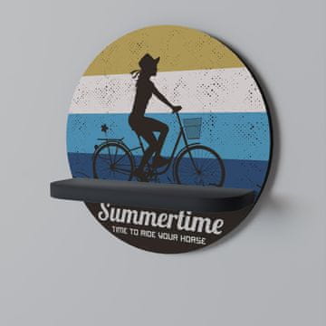 shumee SUMMERTIME okrogla polica črna