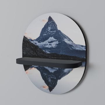 shumee SPOMIN NA MATTERHORN Ovalna polica črna
