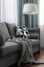 Bertoni Vzglavnik - MELANGE MINT - 40x40 cm