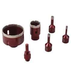 Kraft&Dele KOMPLET DIAMANTNIH LINURNIH ŽAG, 6-DELNI, 6–68 mm KD5953