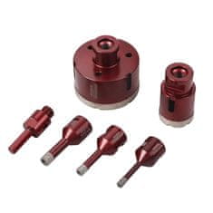 Kraft&Dele KOMPLET DIAMANTNIH LINURNIH ŽAG, 6-DELNI, 6–68 mm KD5953