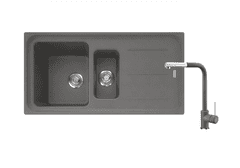 Franke set IMG 651 G + Sirius KROM/STONEGREY