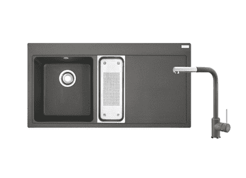 Franke Set MTG 651-100 levo + Sirius STONEGREY