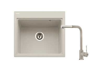 Franke Set MRG 210-58 + Sirius krom/sahara