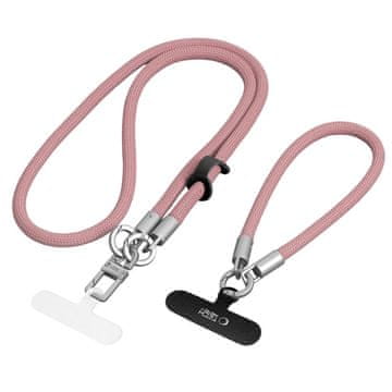 Tech-protect C10S Crossbody Strap vrvica za telefon, roza