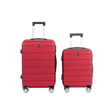 Aga Travel Komplet potovalnih kovčkov MR4687 Rdeča