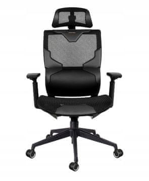 shumee Zračni vrtljivi stol ZA igralce Cortek Black Vision Office
