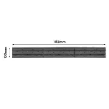 Kistenberg Delavniška plošča za orodje 1170 x 130 mm stenska