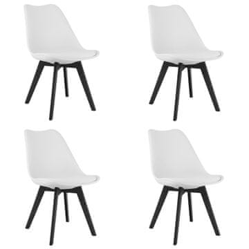 shumee Stol Mark - bele/črne noge x 4