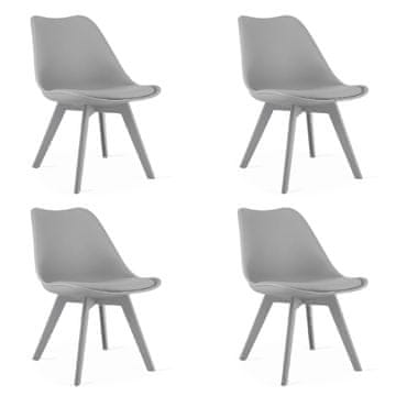 shumee Stol Mark - siv / sive noge x 4