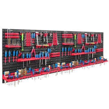 shumee Deska za orodje 230x78 cm, polica za delavnico in garažo