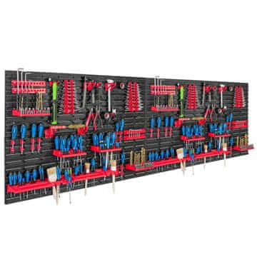 shumee Deska za orodje 230x78 cm, polica za delavnico in garažo
