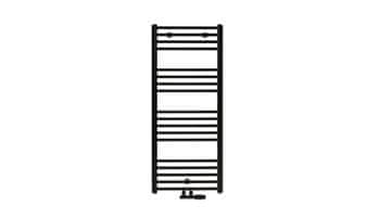 shumee Luxrad Max kopalniški radiator 1200 x 500 mm mat črna stranica ZDC 538W