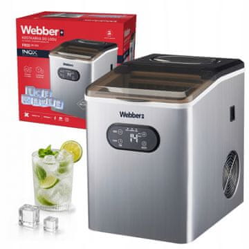 Webber Ledomat Webber Frio IM-201 25KG LCD 3 vodni načini nerjaveče jeklo 24 kock