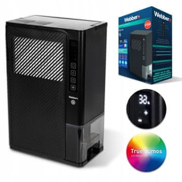 Webber Webber DEX 1 razvlažilnik zraka 3 l / 24 ur tihi HEPA LED 20 m² D
