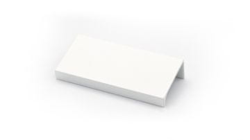 shumee UA06 bel ročaj Pohištveni ročaj Edge bel sijajni lahek vzdržljiv UA06 5,2 cm 32/52
