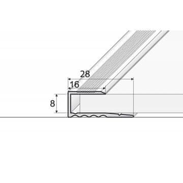 shumee A63 Anodni srebrni trak 120 cm