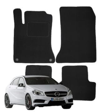shumee Velurne talne preproge za Mercedes A-razred W176 2012-2018 preproge za avto B