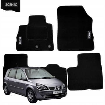 shumee Velurne talne obloge za Renault Scenic II 2003-2009 z vezenjem brisalcev avtomobila B