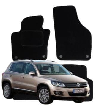 shumee Velurne talne preproge za Volkswagen Tiguan 1 2007-2016 brisalci za avto B