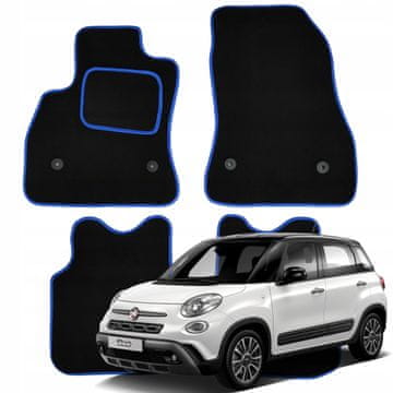 shumee Velurne preproge za Fiat 500L od leta 2012, brisalci za avtomobile N