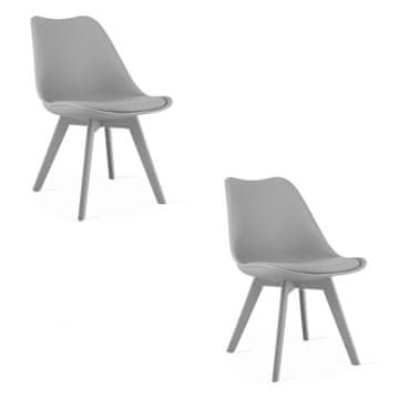 shumee Stol Mark - siv / sive noge x 2