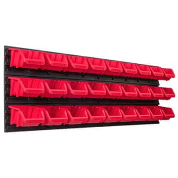 shumee Deska za orodje 115 x 39 cm polica za garažno steno