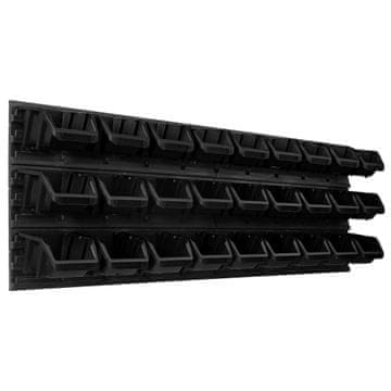 shumee Deska za orodje 115 x 39 cm polica za garažno steno