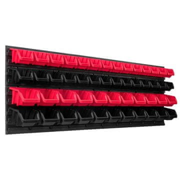 shumee Deska za orodje 115 x 39 cm polica za garažno steno