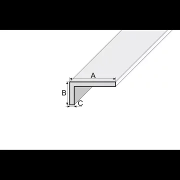 shumee Trak B23 bel 100cm lakiran aluminij