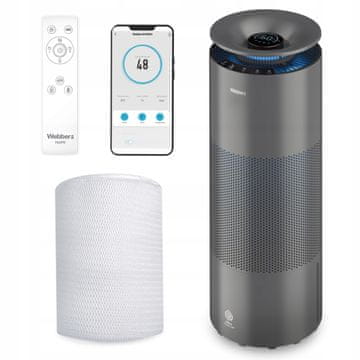 Webber Webber EH9004 taupe UV-C WiFi ultra-humi AIR 360° 8L izparilni vlažilec zraka