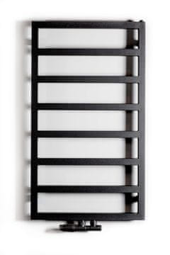 shumee Luxrad Atria kopalniški radiator 870 x 500 mm mat črna stran.
